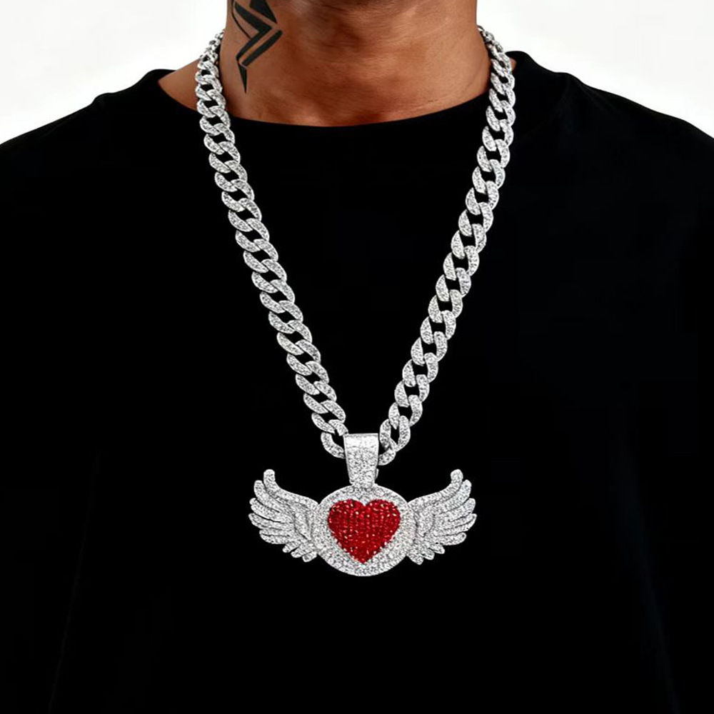 Hip Hop Chain Necklace - DIY accessories Hip Hop Necklace Pink