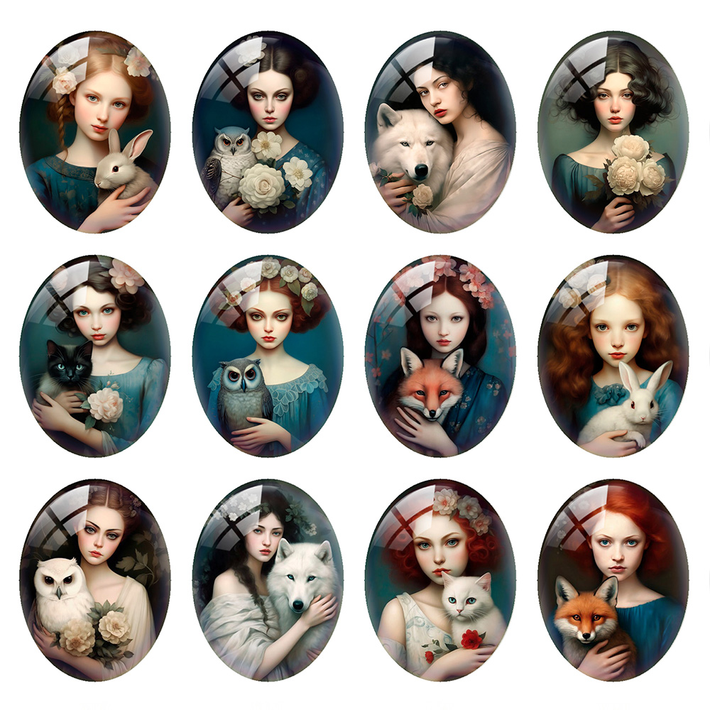 Wolf Jewelry & Watches Tampa Reviews - Random Mixed Round/Oval/Square Flower Girl Wolf