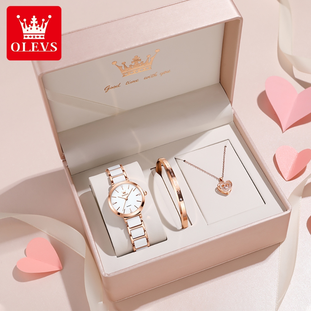 Watch Strap Replacement - OLEVS Women Watch 5877 Luxury Elegant