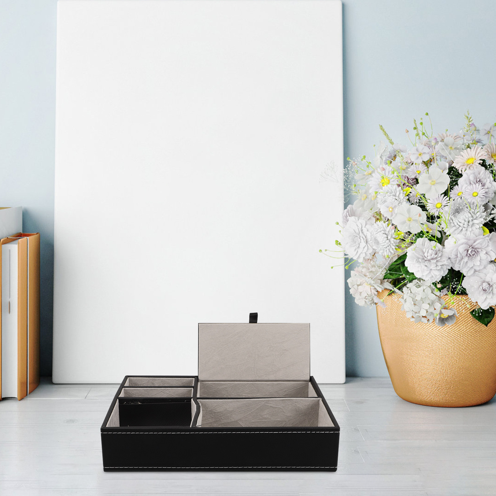 Jewelry Box Organizer Watches - Multifunctional PU Desk Tray Organizer Stylish