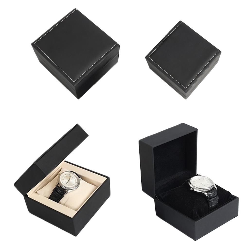 Jewelry Box Organizer Watches - PU Leather Men Watch Box Organizer
