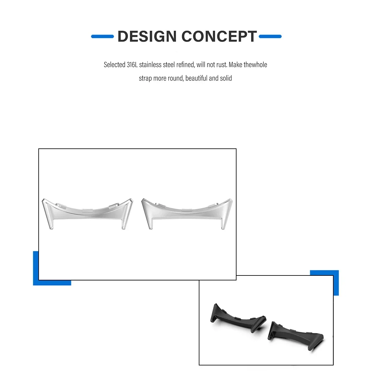 2pcs Watch Strap Connector Ada - Watch Strap Replacement recension och pris