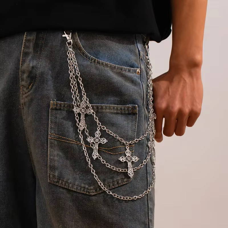 Fashion Punk Metal Pants Chain - Hip Hop Chain Necklace recension och pris