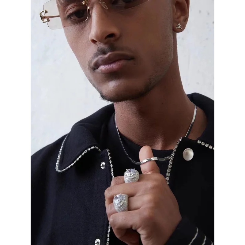 B&C 3MM Hip Hop Street Men Roc - Hip Hop Chain Necklace recension och pris