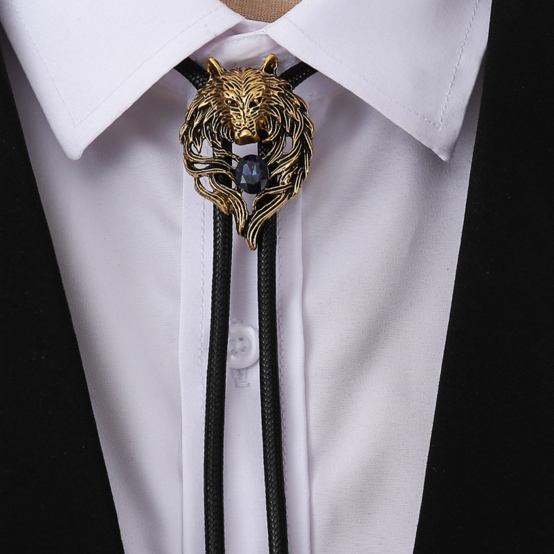 Retro Men's Wolf Head Bolo Tie - Wolf Jewelry & Watches Tampa Reviews recension och pris