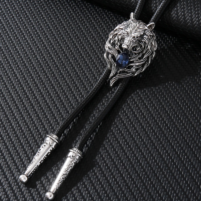 Retro Men's Wolf Head Bolo Tie - Wolf Jewelry & Watches Tampa Reviews recension och pris