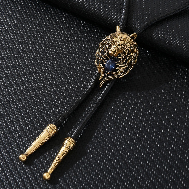 Retro Men's Wolf Head Bolo Tie - Wolf Jewelry & Watches Tampa Reviews recension och pris