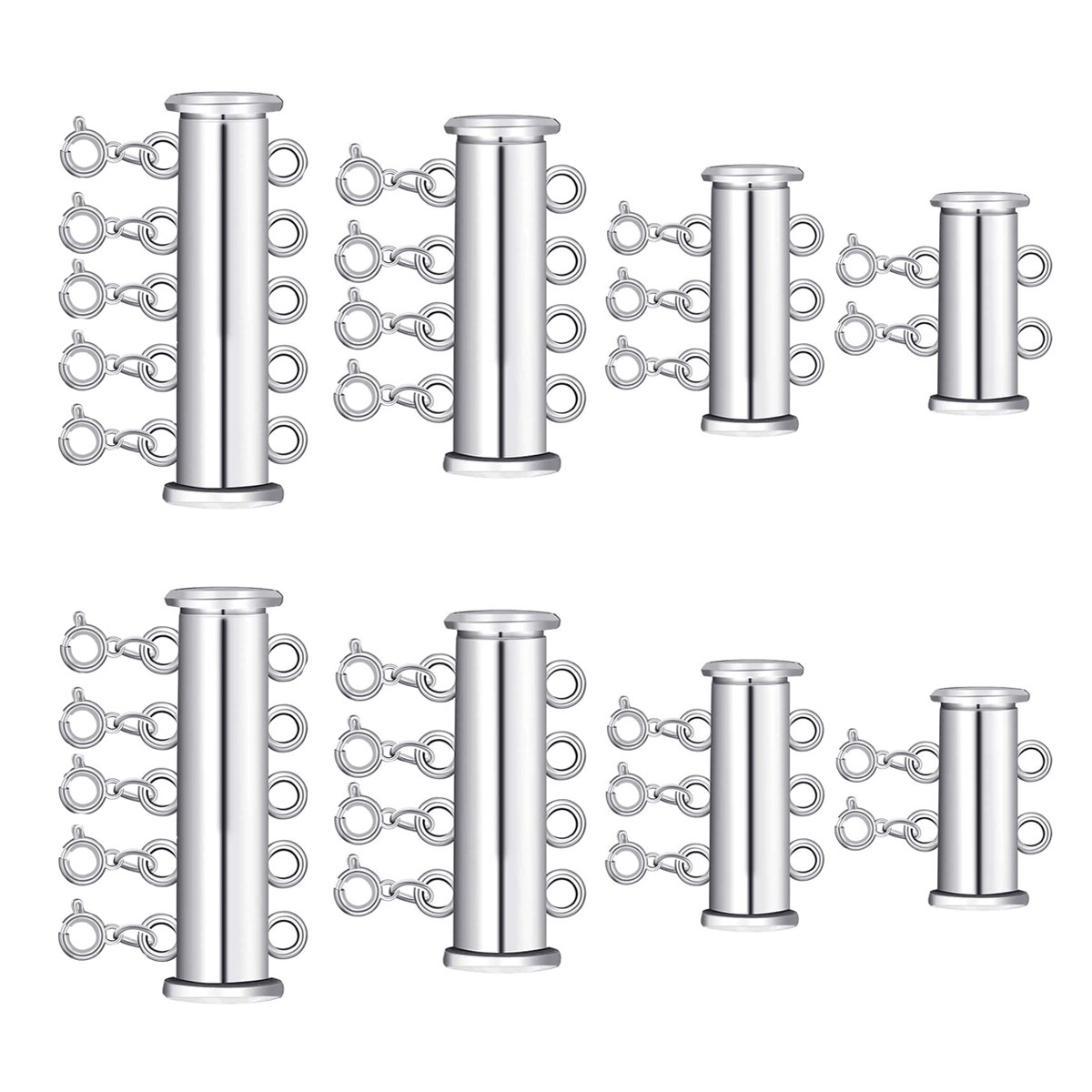 8Pcs Pearl Buckle Slide Lock C - Pearl Necklace recension och pris