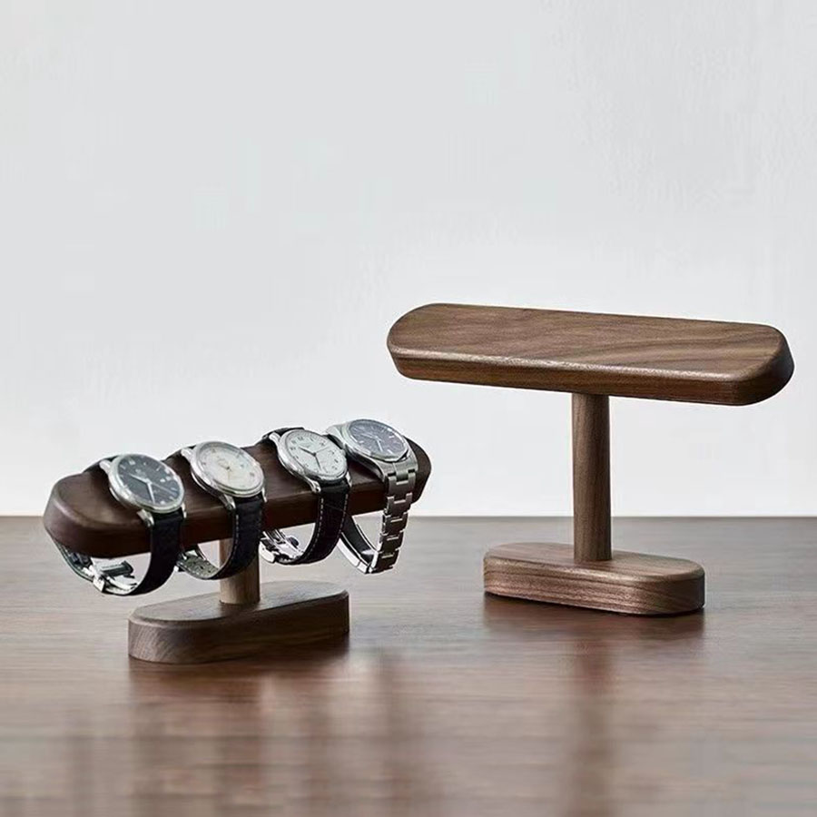 Creative Solid Walnut Wood Jew - Jewelry Store For Watches recension och pris