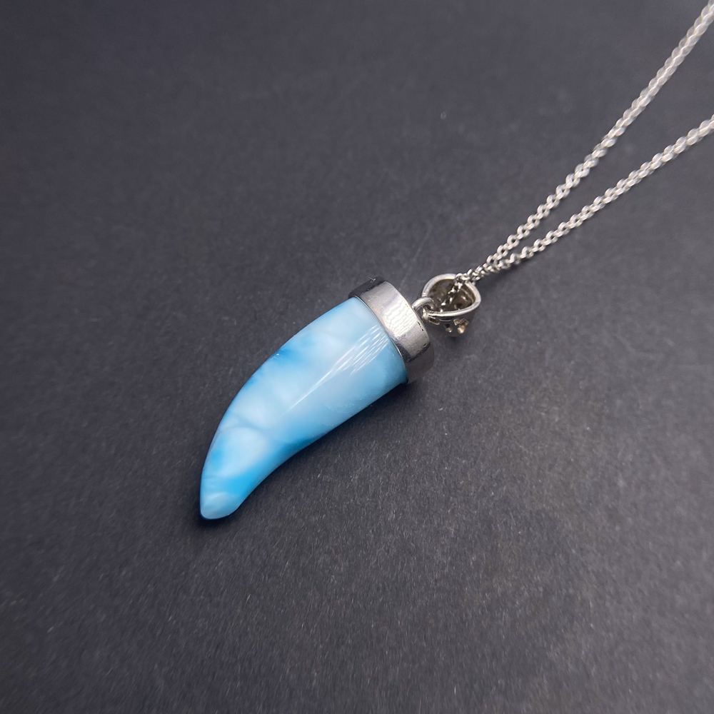 Trendy Natural Blue Larimar Pe - Wolf Jewelry & Watches Tampa Reviews recension och pris