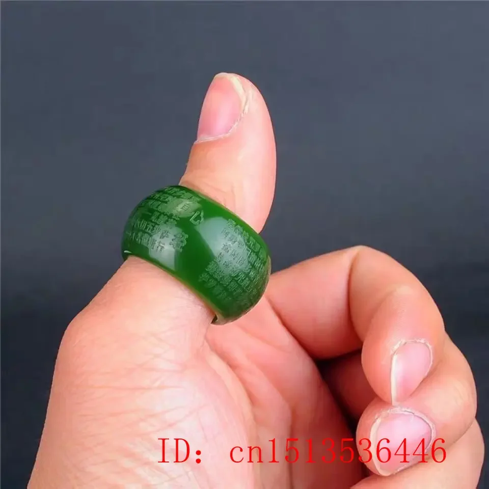 Natural Green Jade 22mm Ring H - Jewelry & Watches Sp Z Oo Ul Frezerów 3 recension och pris