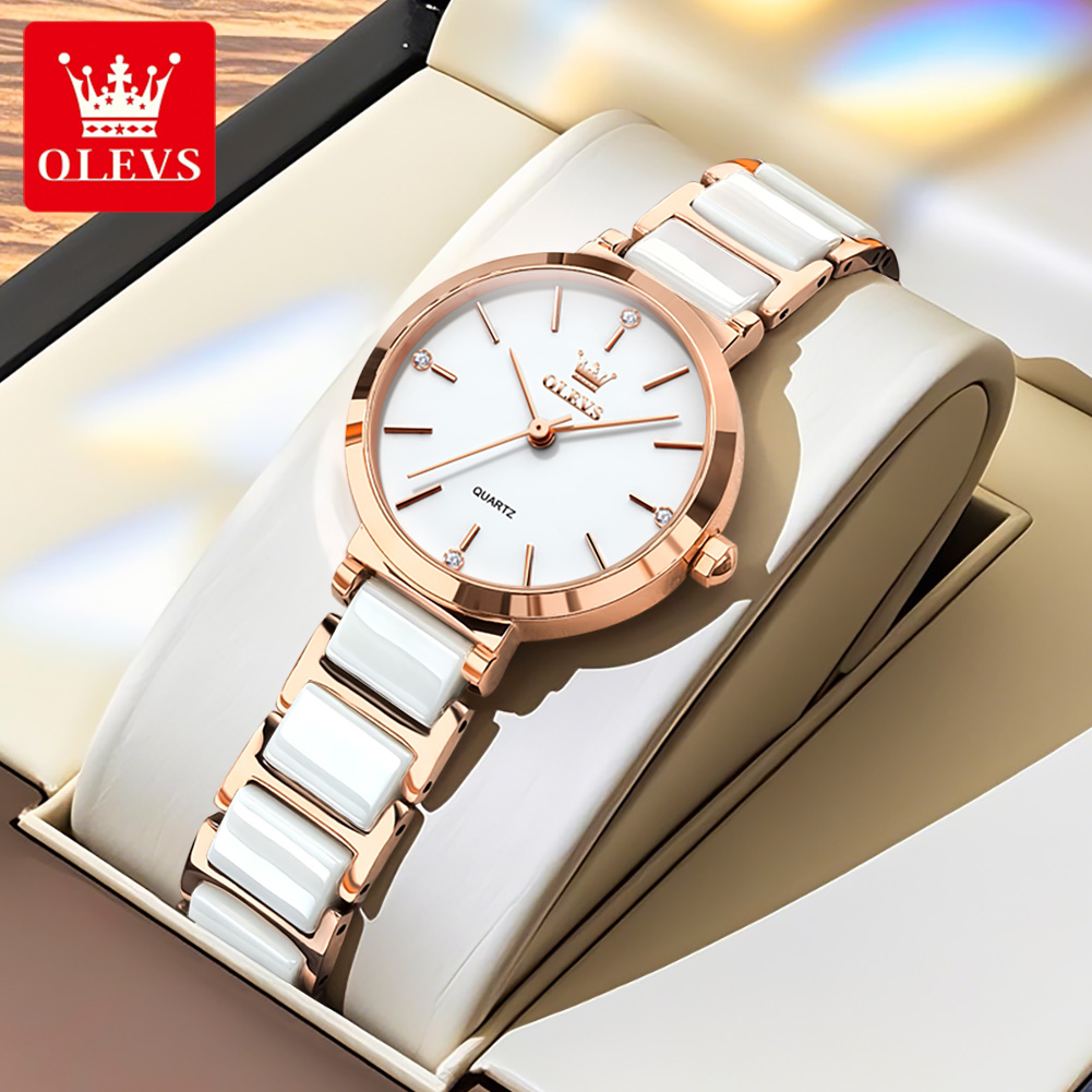 OLEVS Women Watch 5877 Luxury  - Watch Strap Replacement recension och pris
