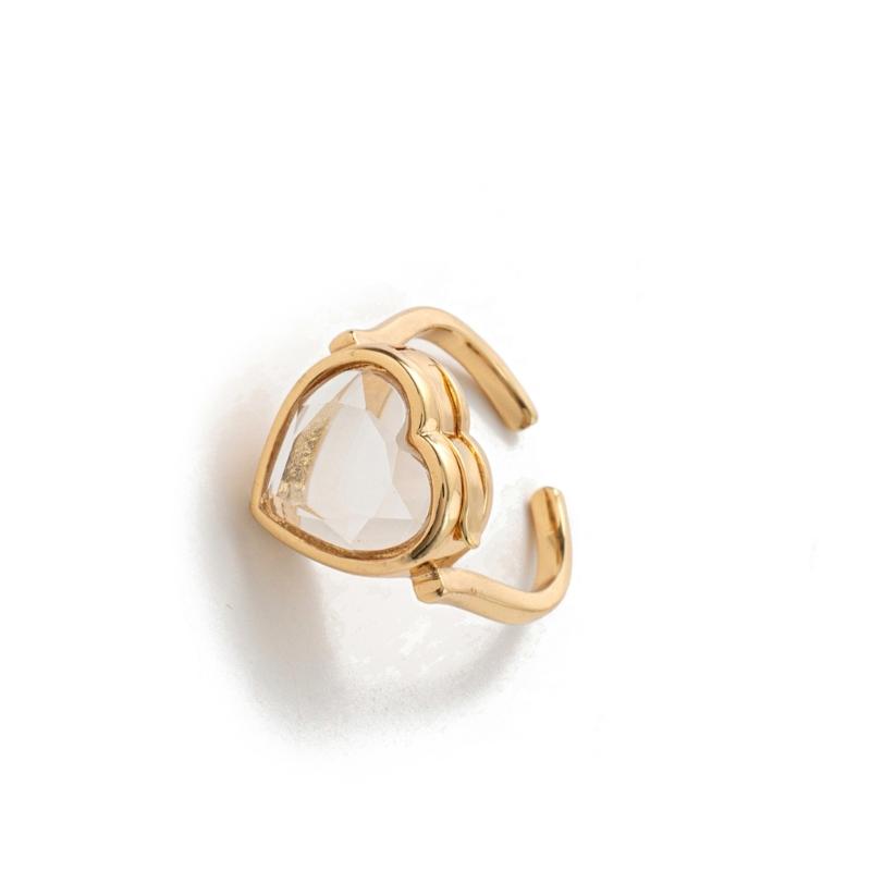31BB Adjustable Simple Openabl - Moissanite Ring recension och pris