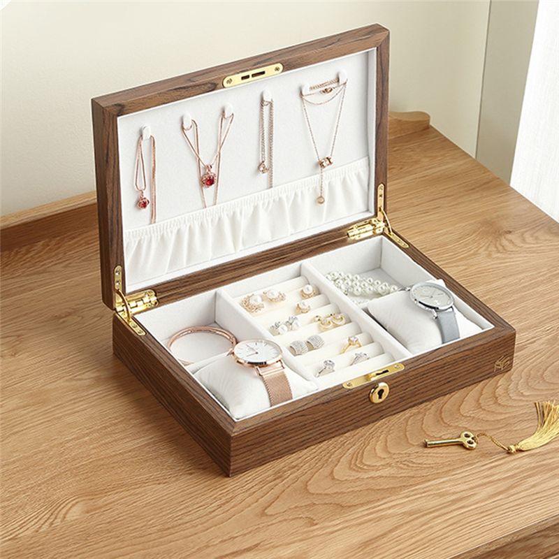 B84B Wooden Flip Jewelry Organ - Jewelry Box Organizer Watches recension och pris