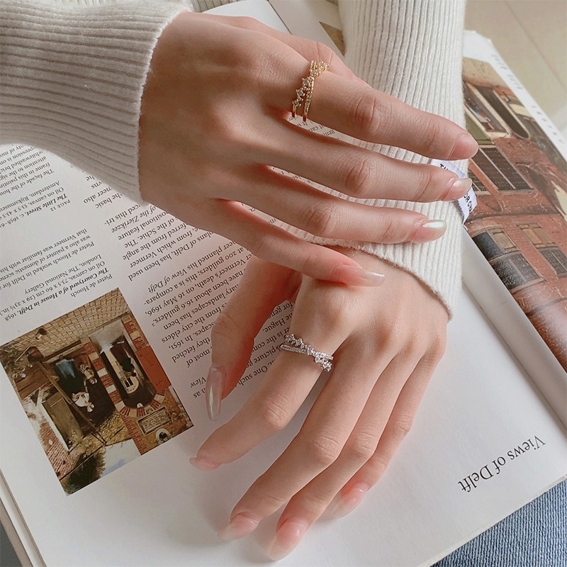 Fashion 925 Sterling Silver Zi - Statement Cocktail Ring recension och pris