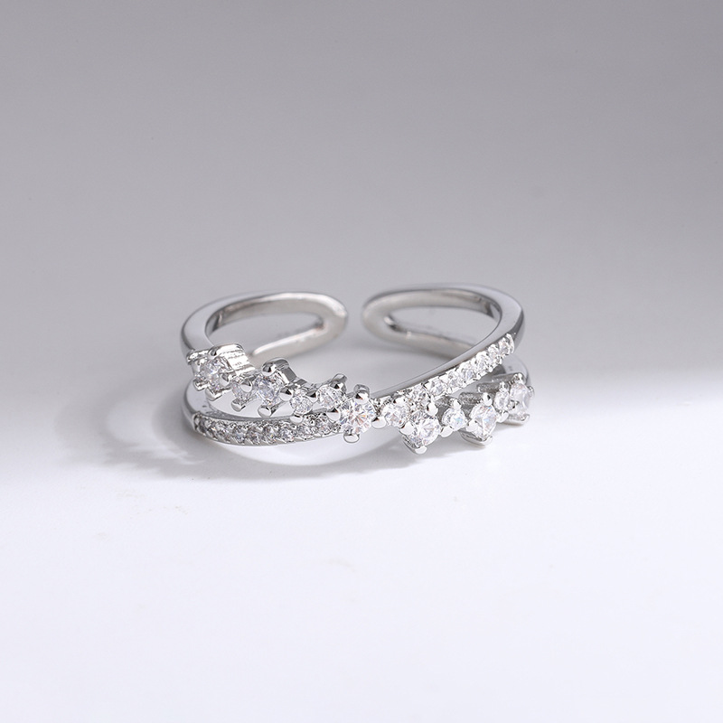 Fashion 925 Sterling Silver Zi - Statement Cocktail Ring recension och pris