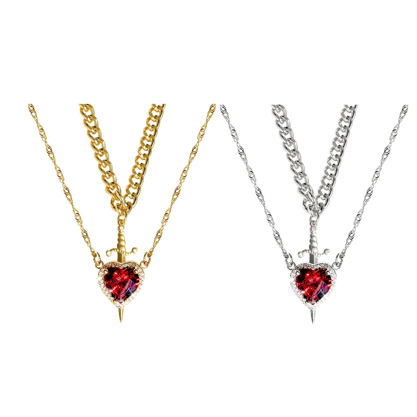 Heart Necklace Heart Couple Ne - Jewelry & Watches Sp Z Oo Ul Frezerów 3 recension och pris