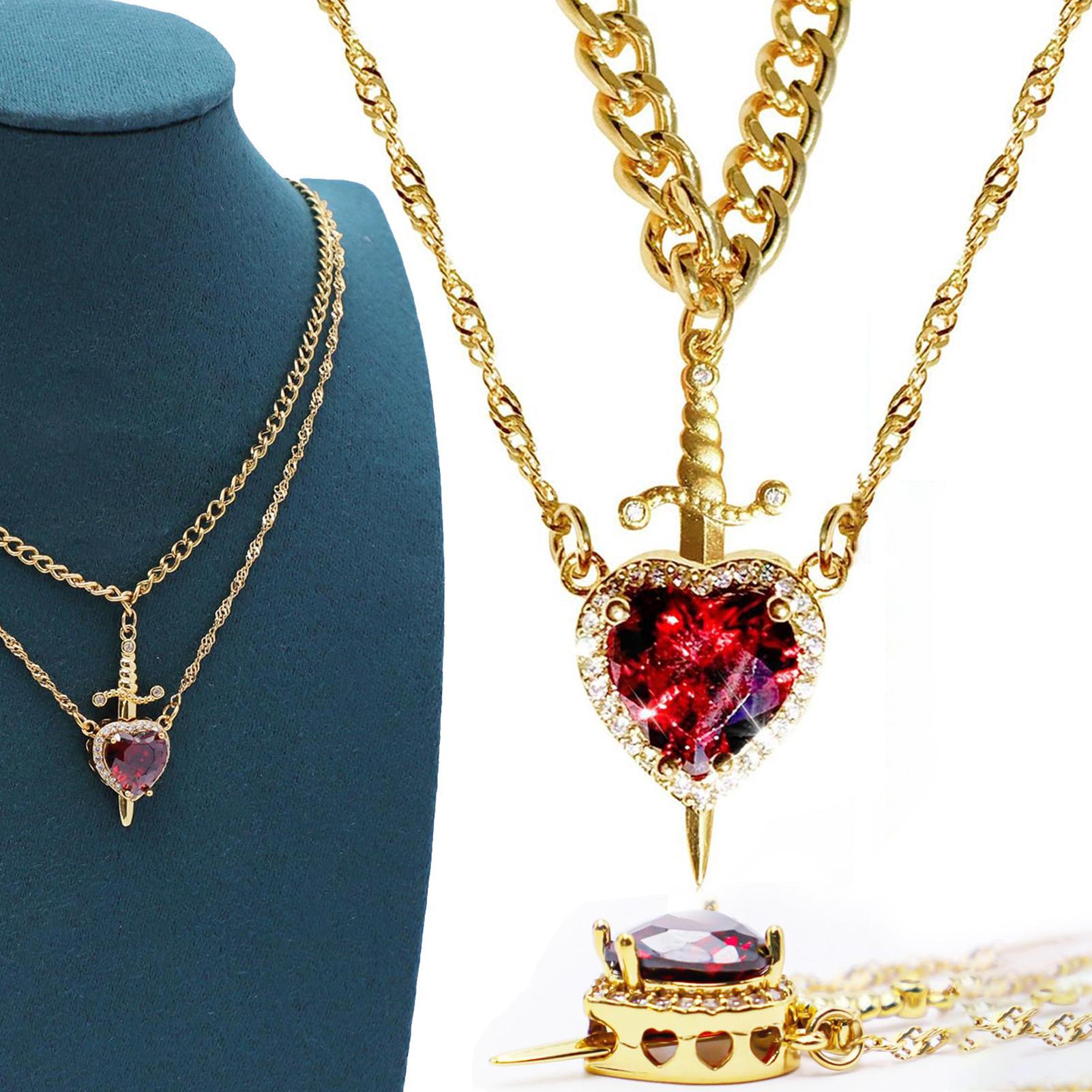 Heart Necklace Heart Couple Ne - Jewelry & Watches Sp Z Oo Ul Frezerów 3 recension och pris