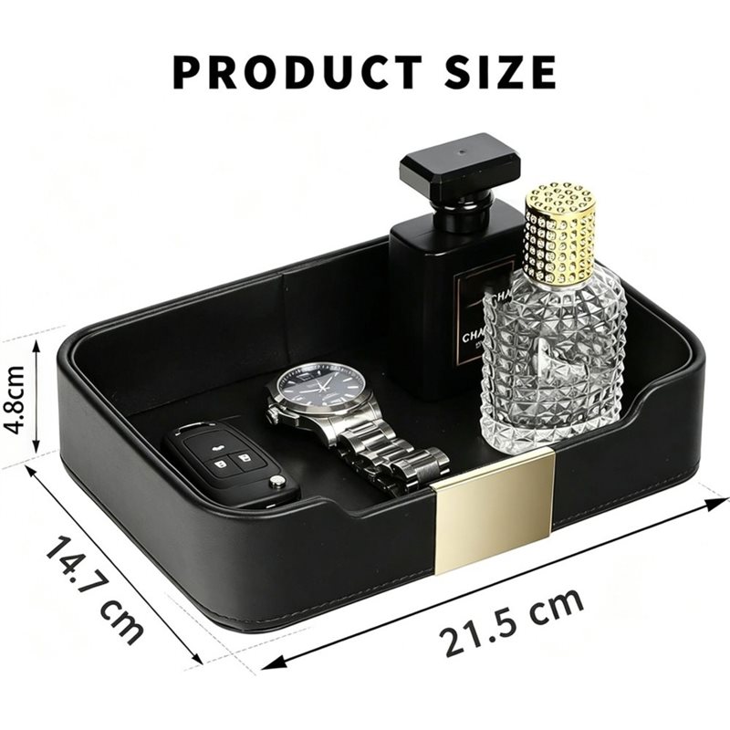 ABMH-PU Leather Key Box, Key T - Jewelry Store For Watches recension och pris
