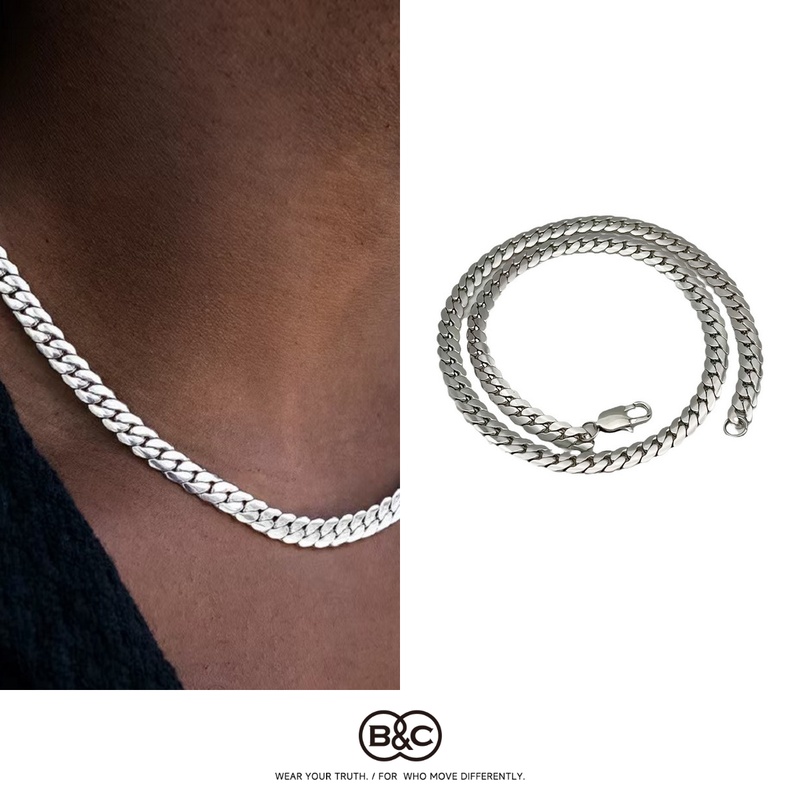 B&C Cuban Link Necklace for Me - Hip Hop Chain Necklace recension och pris