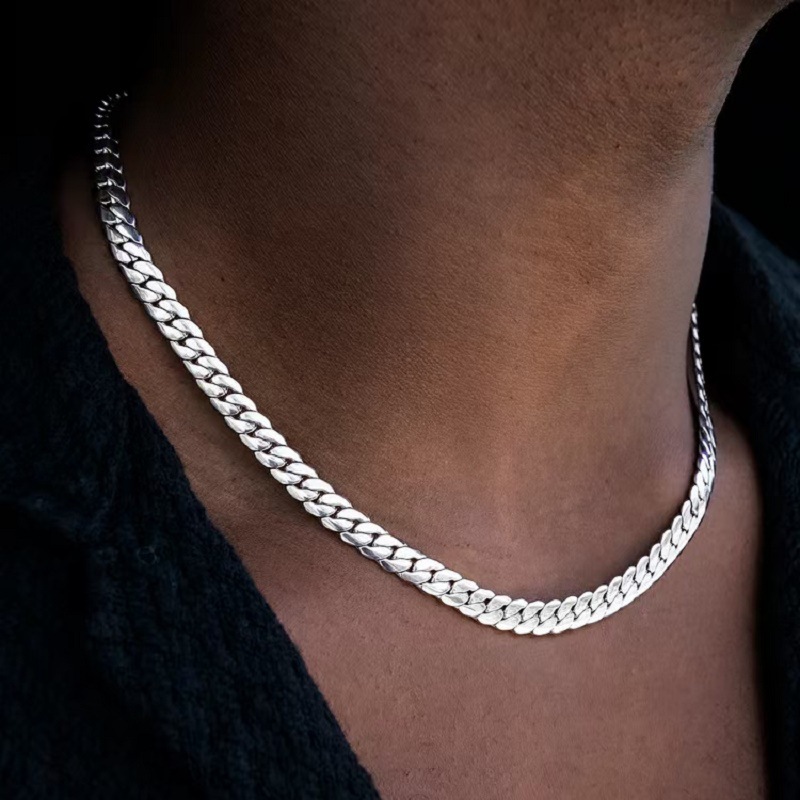 B&C Cuban Link Necklace for Me - Hip Hop Chain Necklace recension och pris