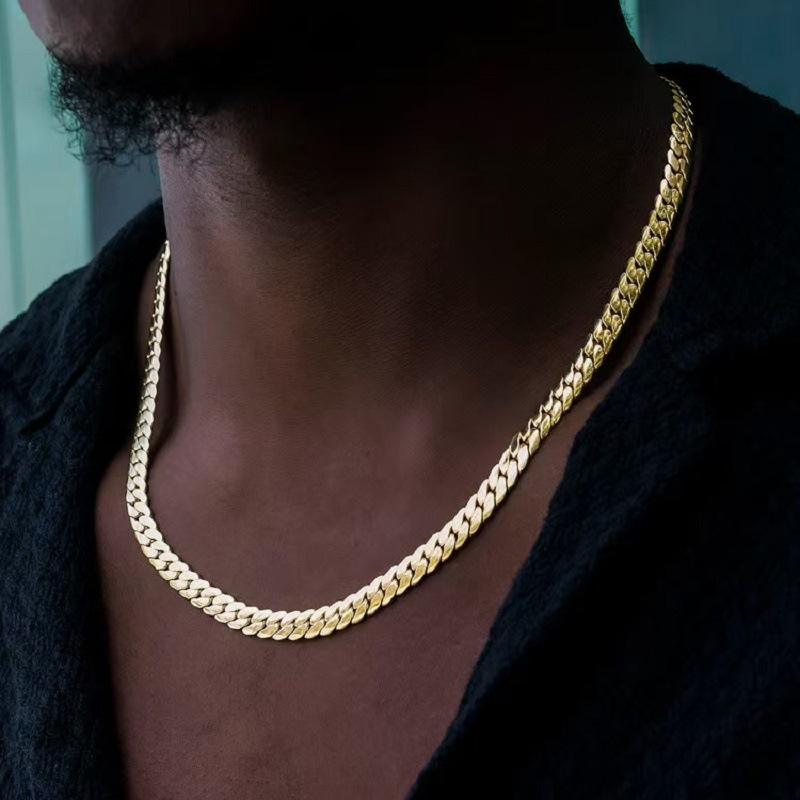 B&C Cuban Link Necklace for Me - Hip Hop Chain Necklace recension och pris