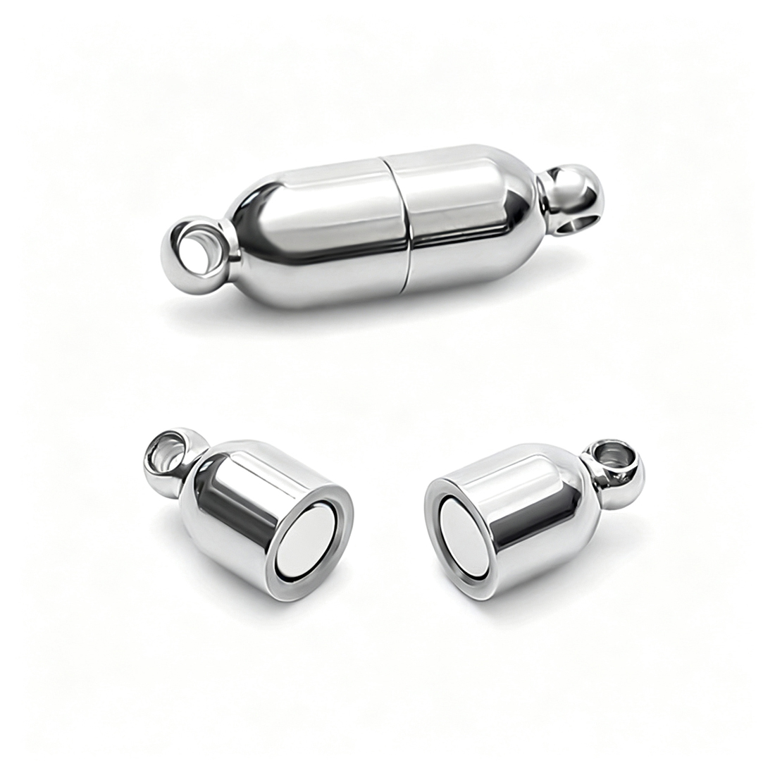 5/10Pcs Stainless Steel Groove - Pearl Necklace recension och pris