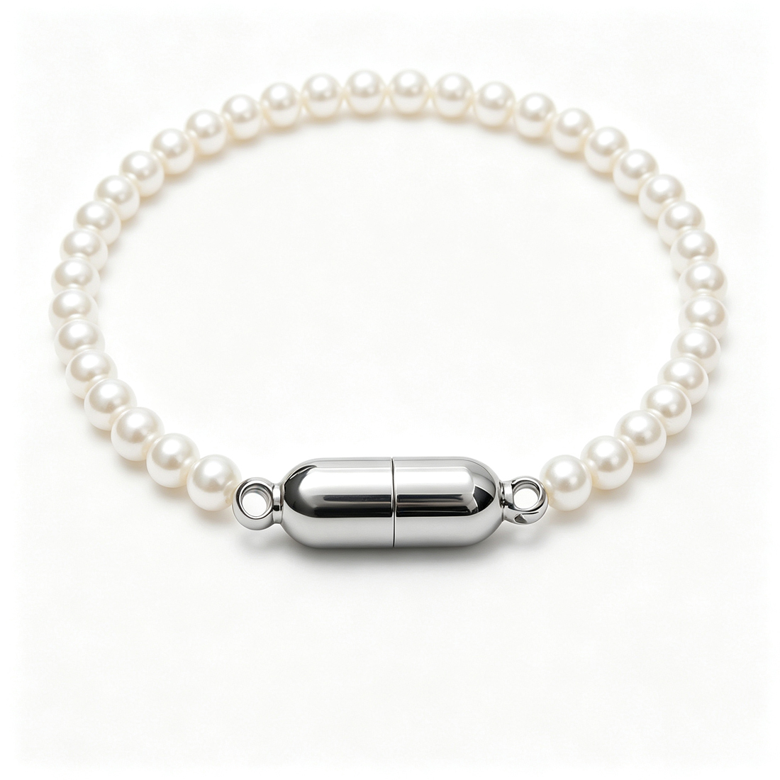5/10Pcs Stainless Steel Groove - Pearl Necklace recension och pris