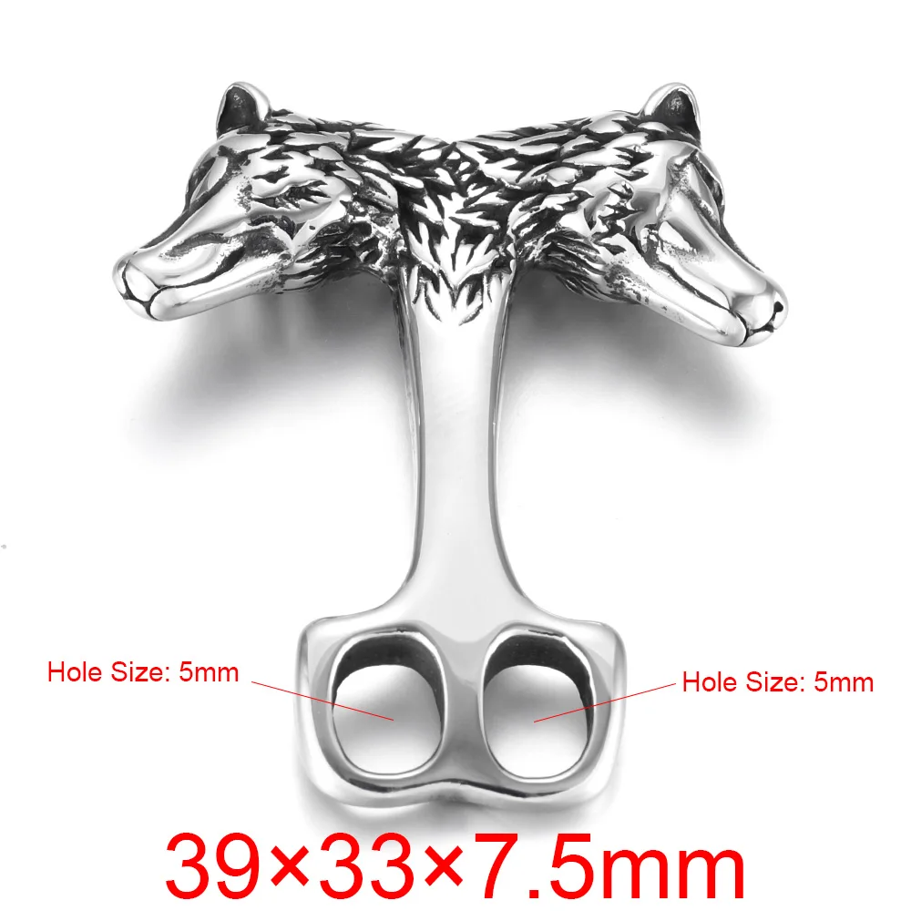 Stainless Steel Wolf Hooks Dou - Wolf Jewelry & Watches Tampa Reviews recension och pris