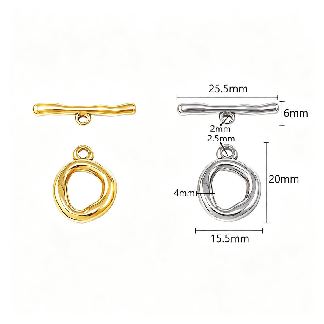 3 Sets Stainless Steel Irregul - Pearl Necklace recension och pris