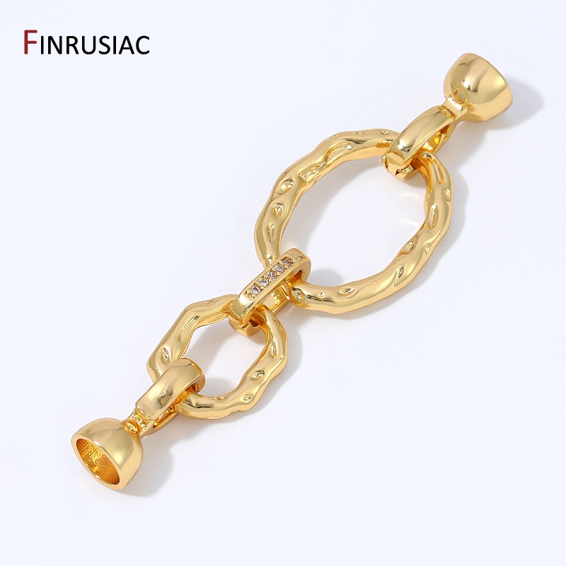 18K Gold Plated Brass Oval Con - Pearl Necklace recension och pris