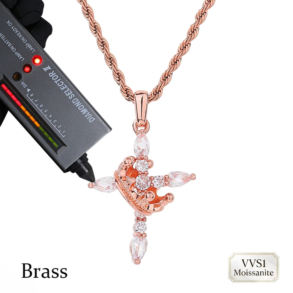 ICEBLING VVS1 Moissanite Crown - Hip Hop Chain Necklace recension och pris